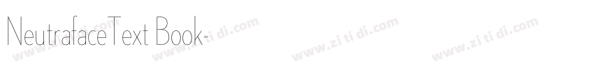 NeutrafaceText Book字体转换